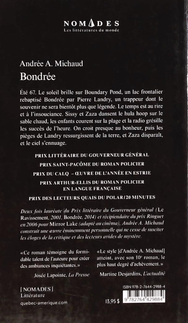 Livre Bondrée - Andrée A. Michaud (Livre d'occasion) - ISBN 2764429886