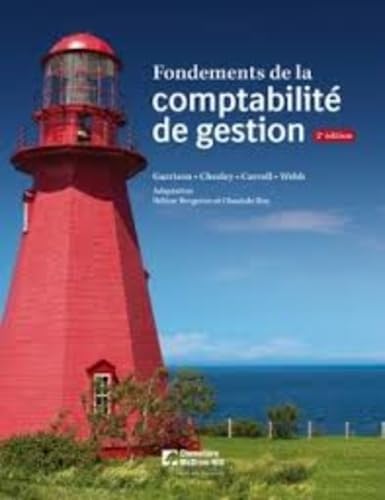 Fondement de la comptabilité de gestion (2e édition)