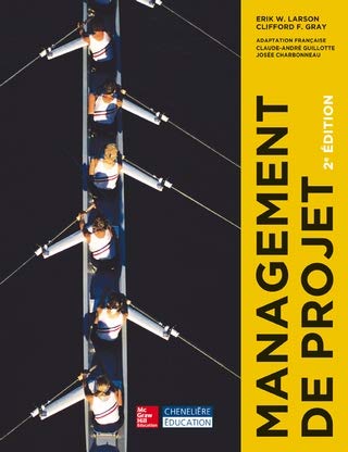 Livre Management de projet (2e édition) - Erik W. Larson (Livre d'occasion) - ISBN 2765106843