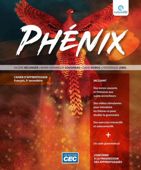 Phénix : Code grammatical Français, 3e secondaire - Valérie Bélanger