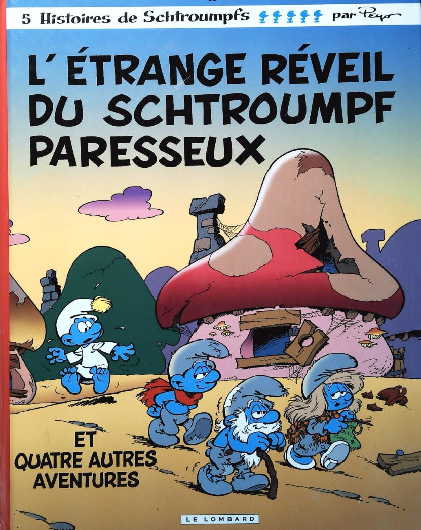 Livre L'étrange réveil du schtroumpf paresseux - Peyo (Livre d'occasion) - ISBN 2803612348