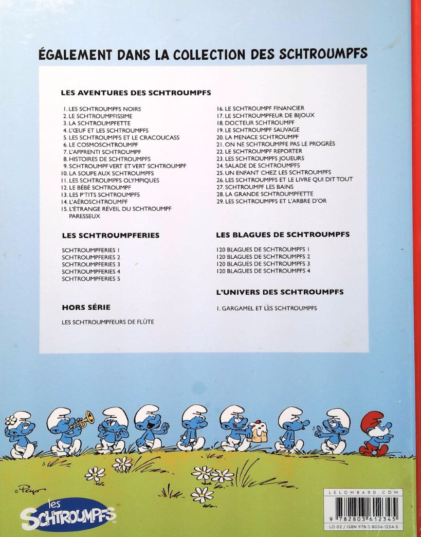Livre L'étrange réveil du schtroumpf paresseux - Peyo (Livre d'occasion) - ISBN 2803612348