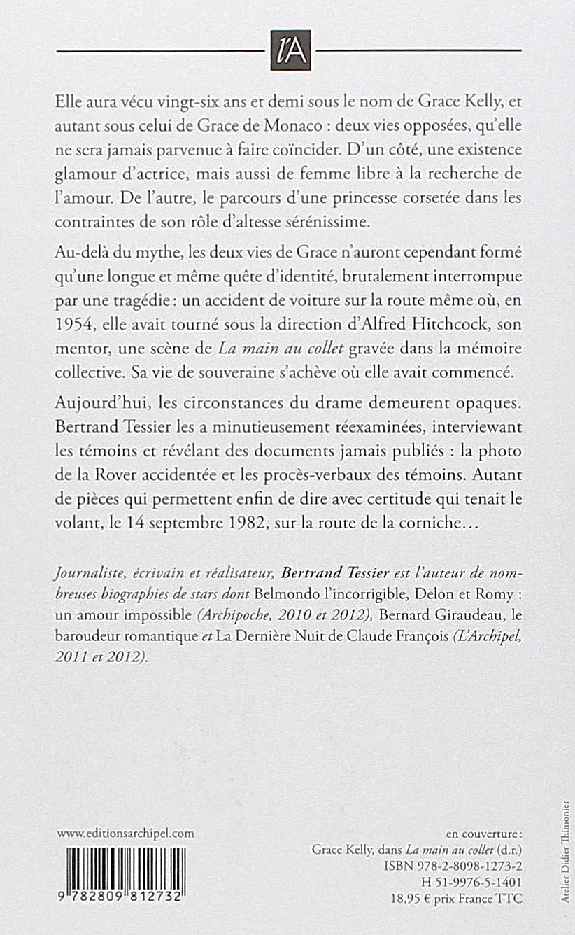 Livre Grace, la princesse déracinée - Bertrand Tessier (Livre d'occasion)