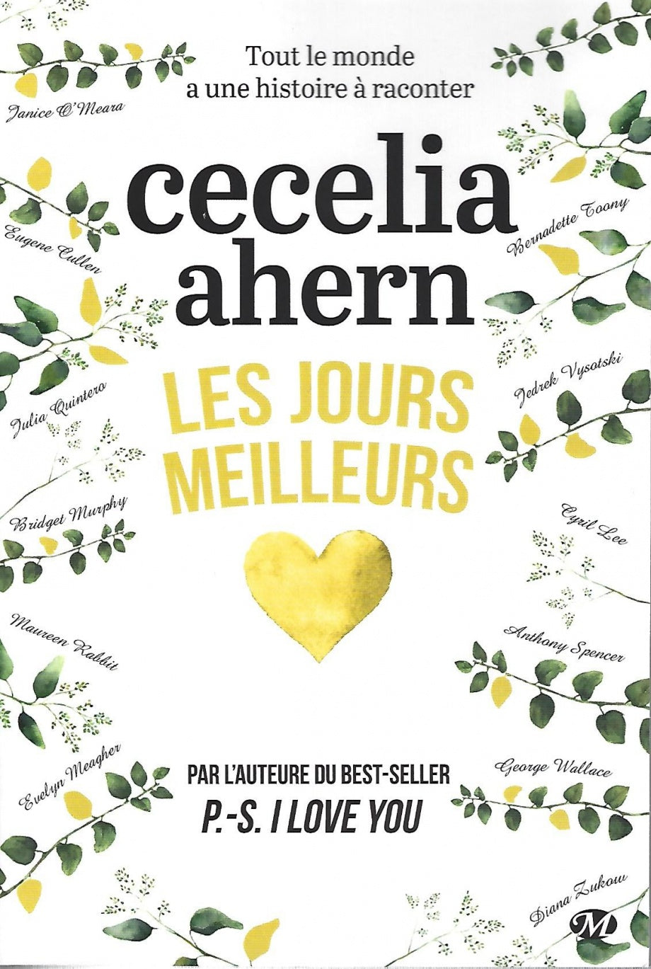 Livre Les jours meilleurs - Cecelia Ahern (Livre d'occasion) - ISBN 281123876X