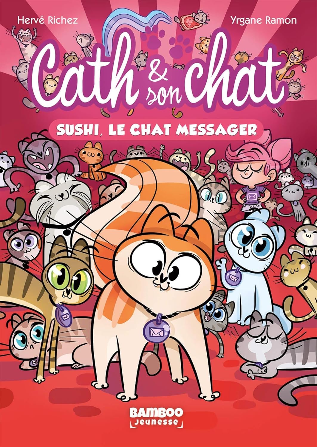 Livre Sushi, le chat messager - Hervé Richez (Livre d'occasion) - ISBN 2818983363