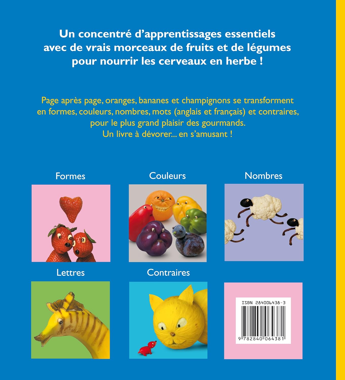 Livre J'ai faim d'apprendre : Formes, couleurs, nombres, lettres, contraires - Joost Elffers (Liv...