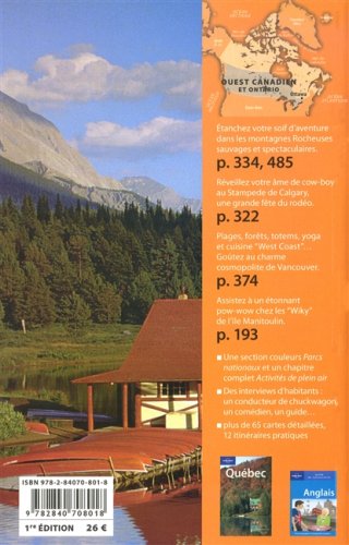 Livre Ouest canadien et Ontario - Collectif (Livre d'occasion) - ISBN 2840708019