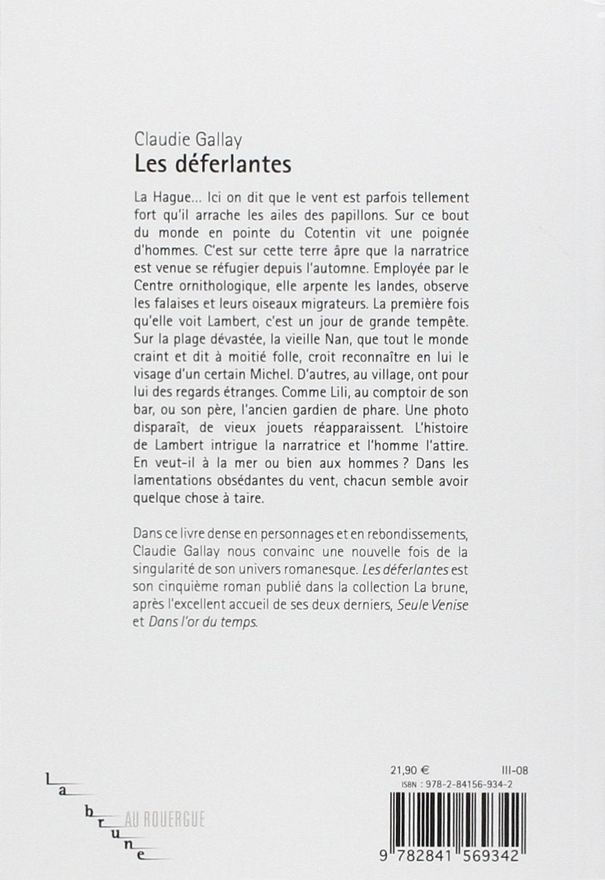 La brune : Les déferlantes (Claudie Gallay)