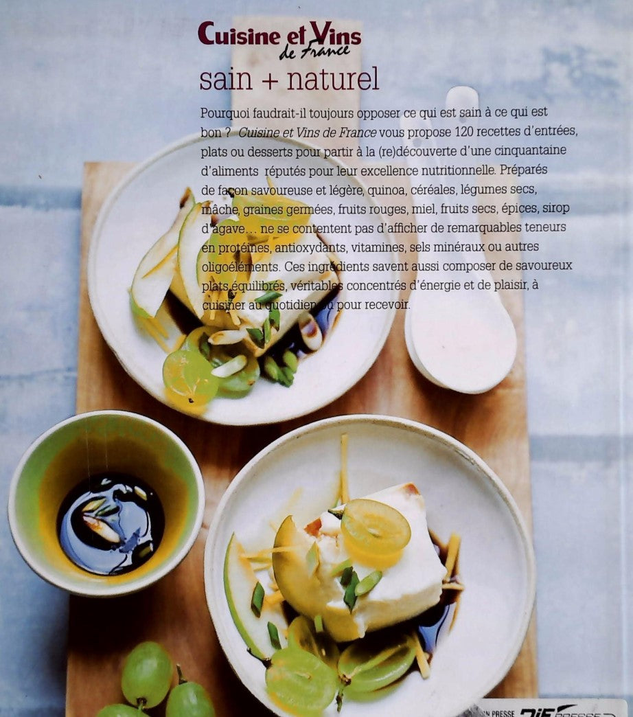 Livre Sain , Naturel : 120 Recettes Vitalité - Collectif (Livre d'occasion) - ISBN 2848313323