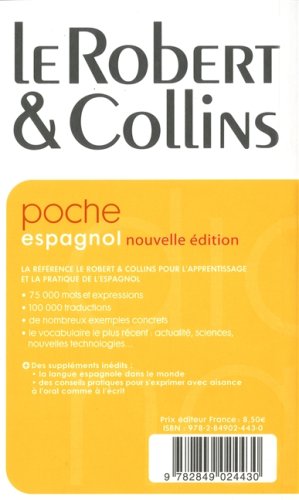 Livre Le Robert & Collins Poche Espagnol : Français-Espagnol Espagnol-Français - Collectif (Livre...