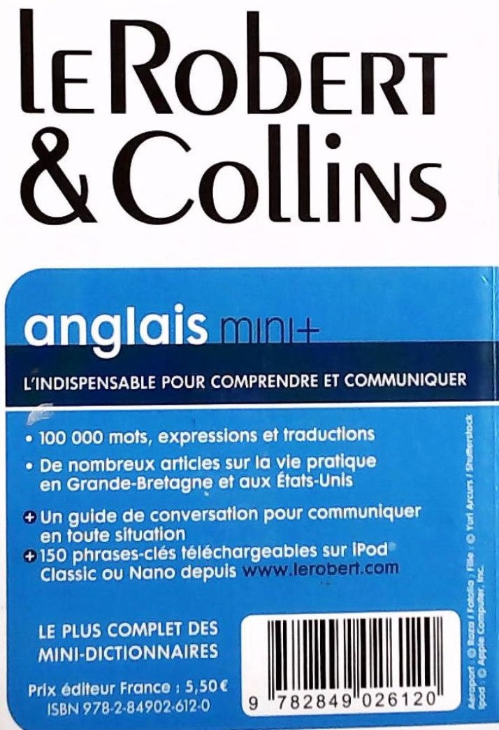 Le Robert & Collins anglais mini+ français-anglais anglais-français