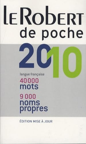 Livre ISBN 2849026611 Le Robert de poche 2010