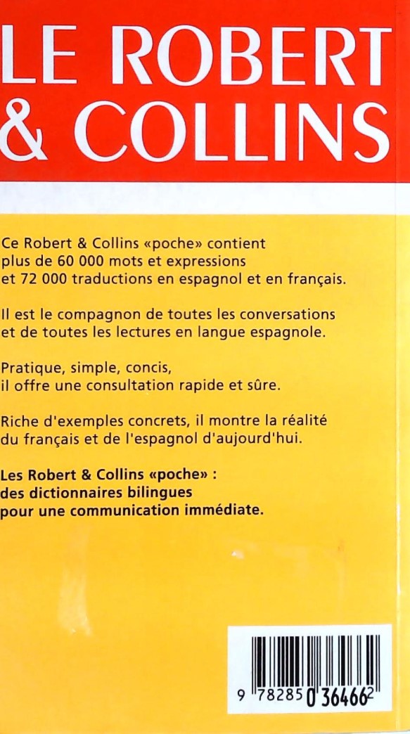 Le Robert & Collins Dictionnaire Français-Espagnol - Espagnol-Français