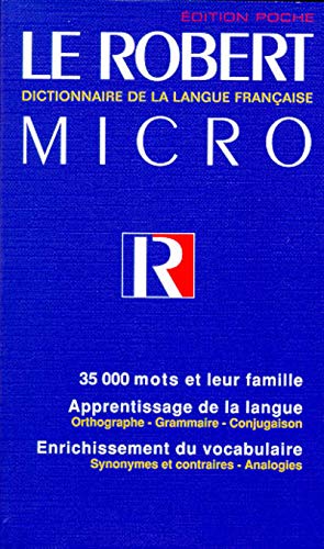 Livre Micro Robert édition poche (Collectif) (Livre neuf) - ISBN 2850365297