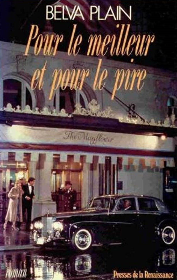 Livre Pour le meilleur et pour le pire - Belva Plain (Livre d'occasion) - ISBN 2856165370