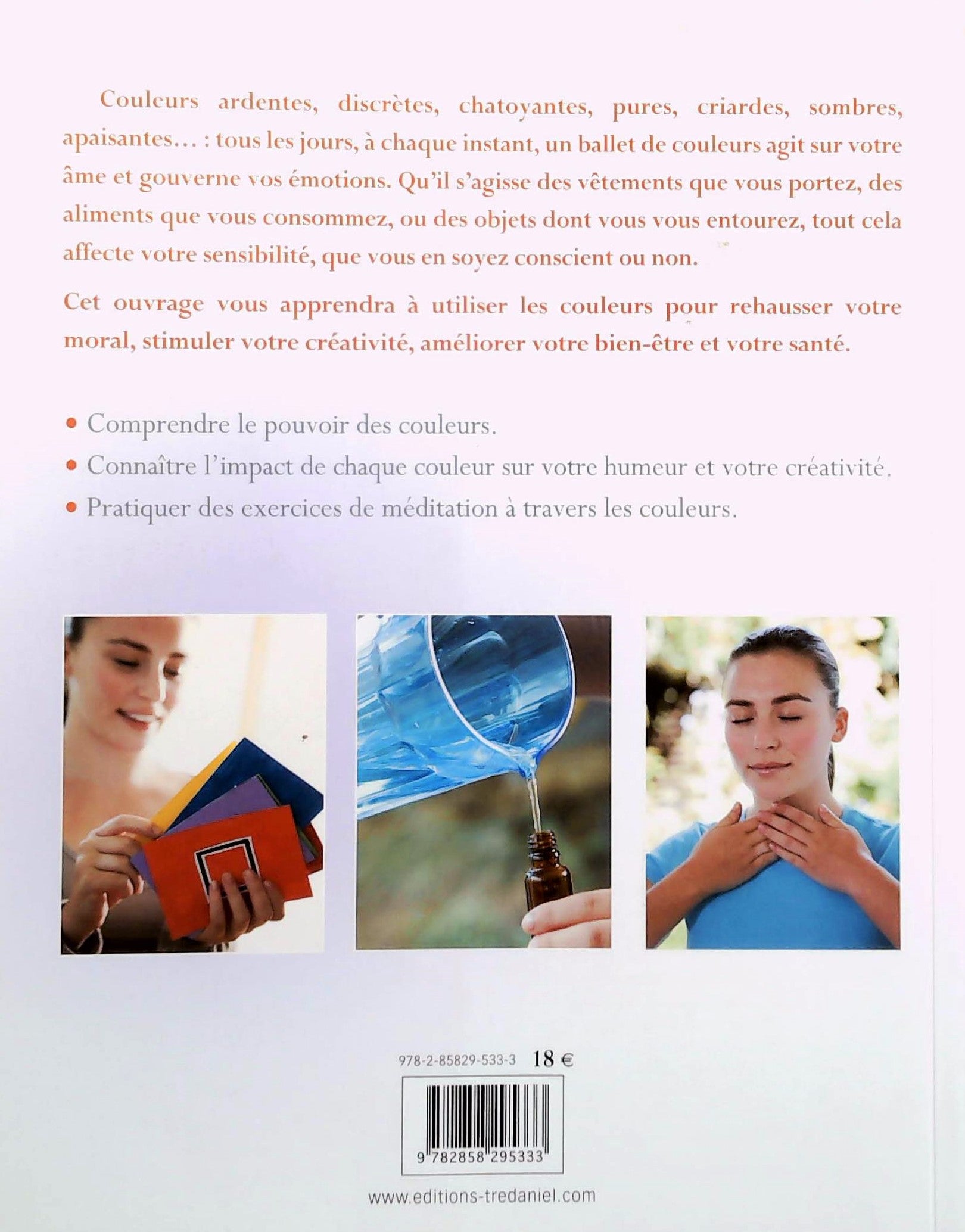 Livre Travailler avec l'énergie des couleurs - Jane Struthers (Livre d'occasion)