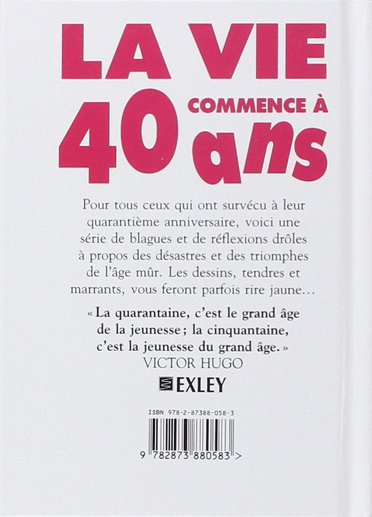 Livre La vie commence à 40 ans (Collectif) (Livre d'occasion) - ISBN 2873880589