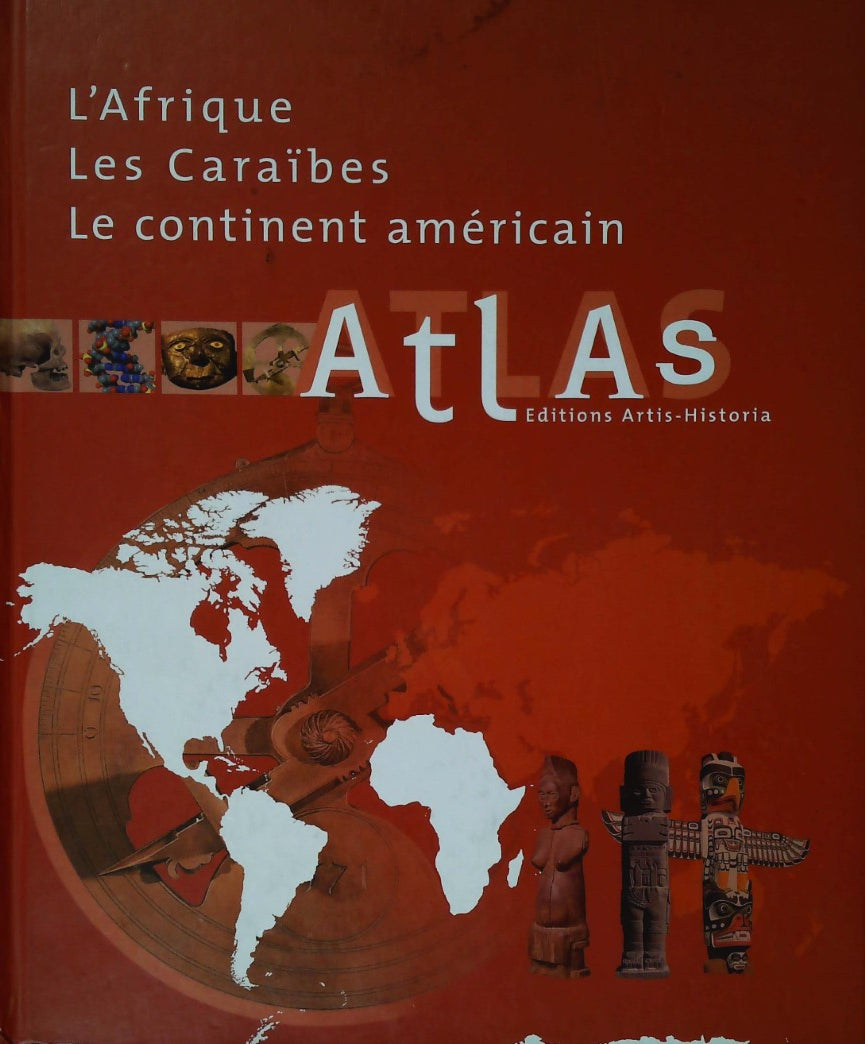 Livre Atlas : L'Afrique, les Caraïbes, le continent africain - Collectif (Livre d'occasion) - ISB...