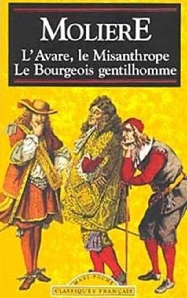 Livre L'avare, le Misanthrope, Le Bourgeois gentilhomme - Molière (Livre d'occasion) - ISBN 28771...