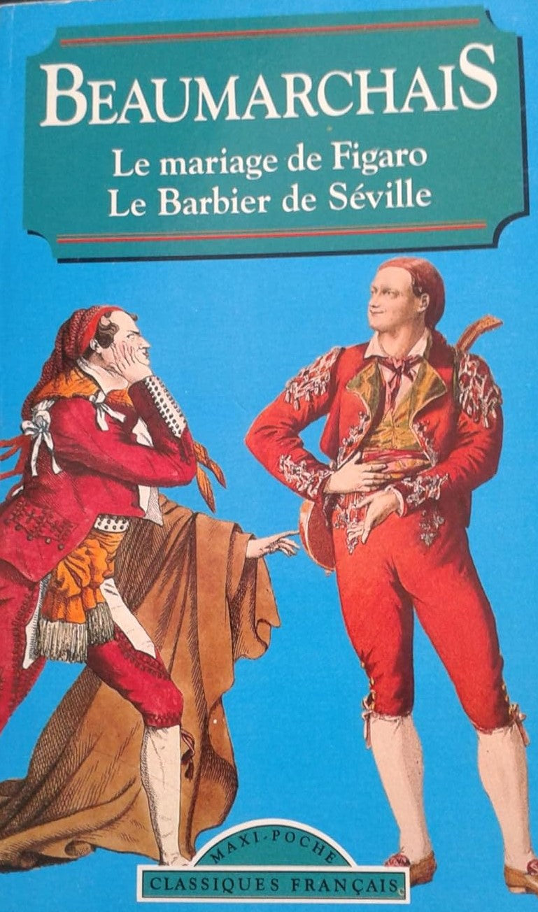 Livre Le mariage de Figaro -suivi de- Le barbier de Séville - Pierre De Beaumarchais (Livre d'occ...