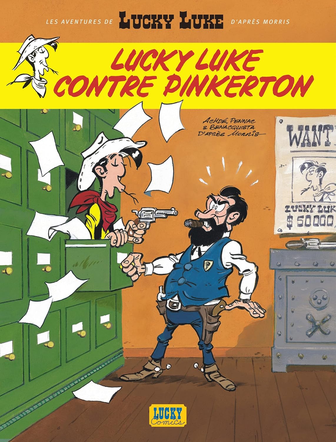 Livre Lucky Luke contre Pinkerton - Morris (Livre neuf) - ISBN 2884712577