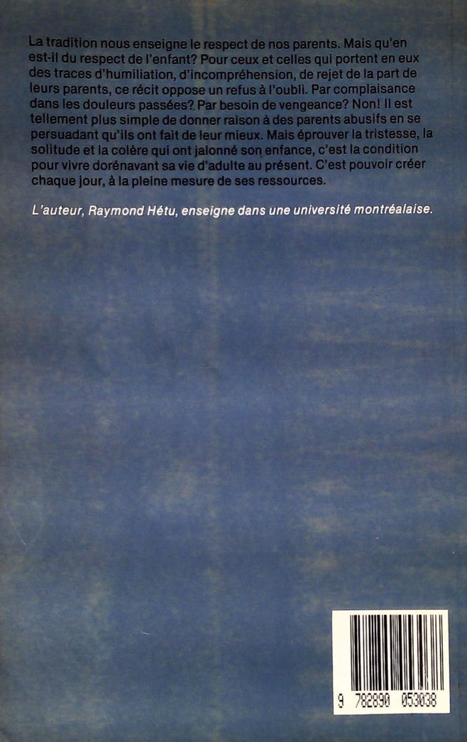 Livre Pour guérir du mal de mère - Raymond Hétu (Livre d'occasion) - ISBN 2890053032