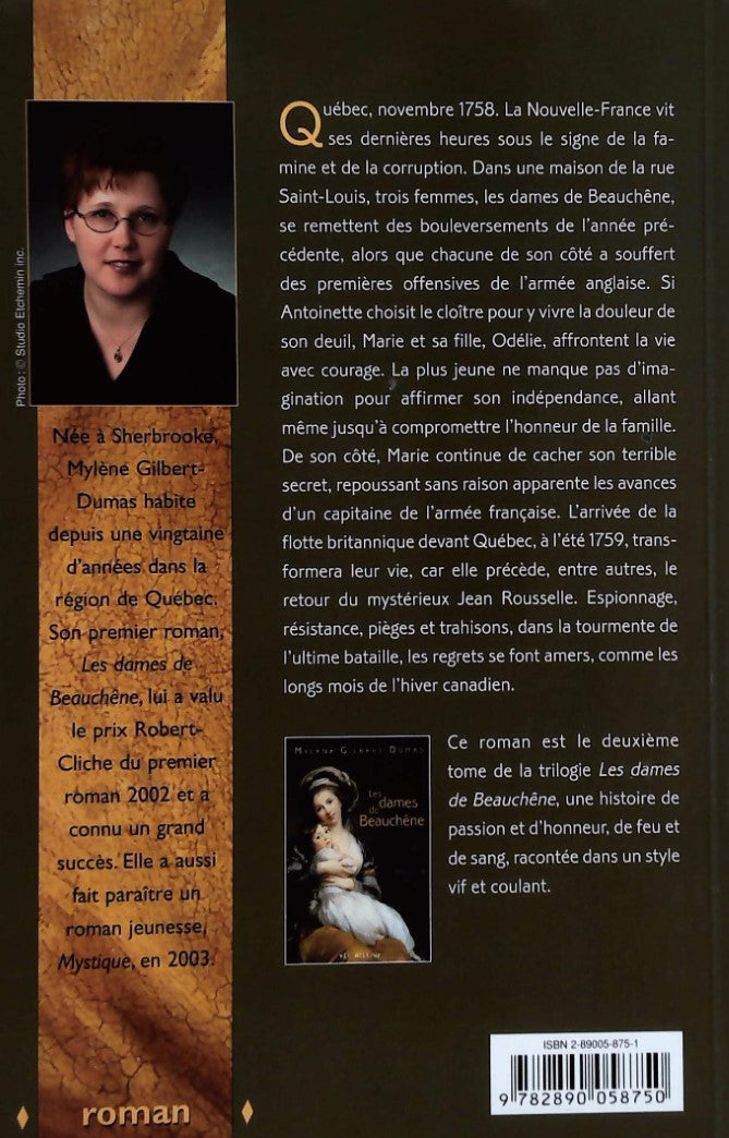 Livre Les dames de Beauchêne (Mylène Gilbert-Dumas) (Livre neuf) - ISBN 2890058751