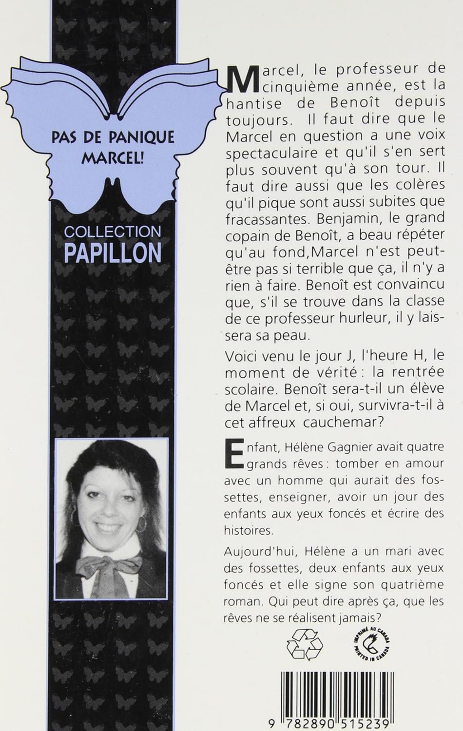 Livre Pas de panique Marcel - Hélène Gagnier (Livre d'occasion) - ISBN 2890515230