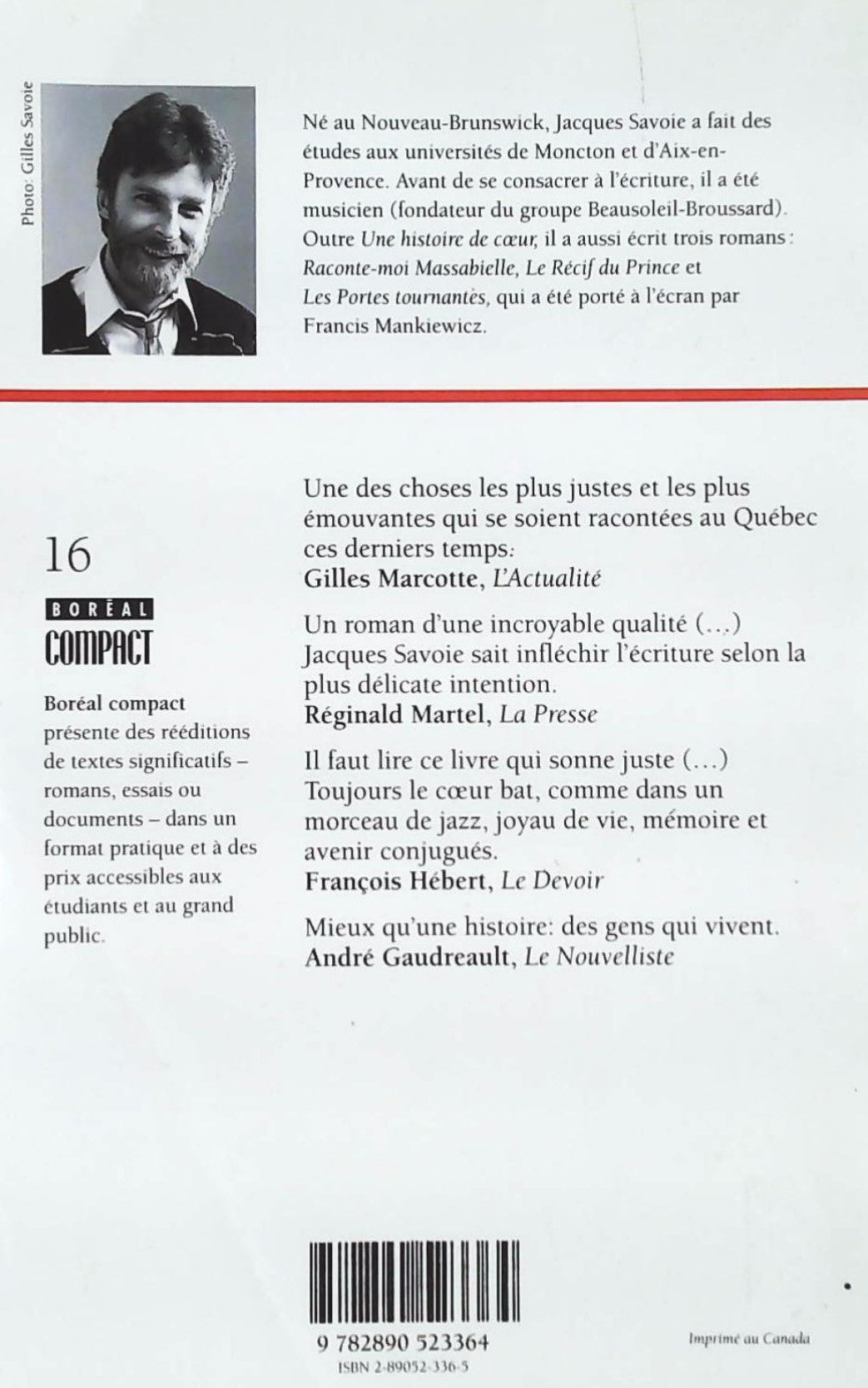 Livre Les portes tournantes - Jacques Savoie (Livre d'occasion) - ISBN 2890523365