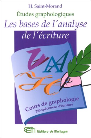Livre Études graphologiques : Les bases de l'analyse de l'écriture - H. Saint-Morand (Livre d'occ...