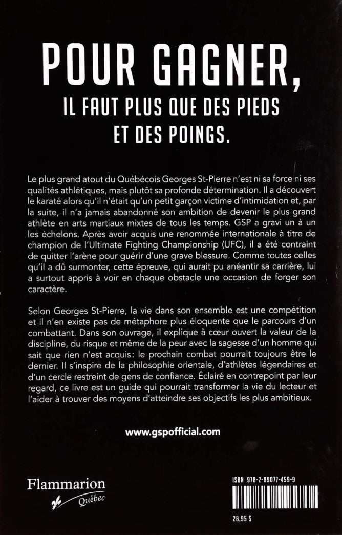Livre Le sens du combat - Georges St-Pierre (Livre d'occasion) - ISBN 2890774597