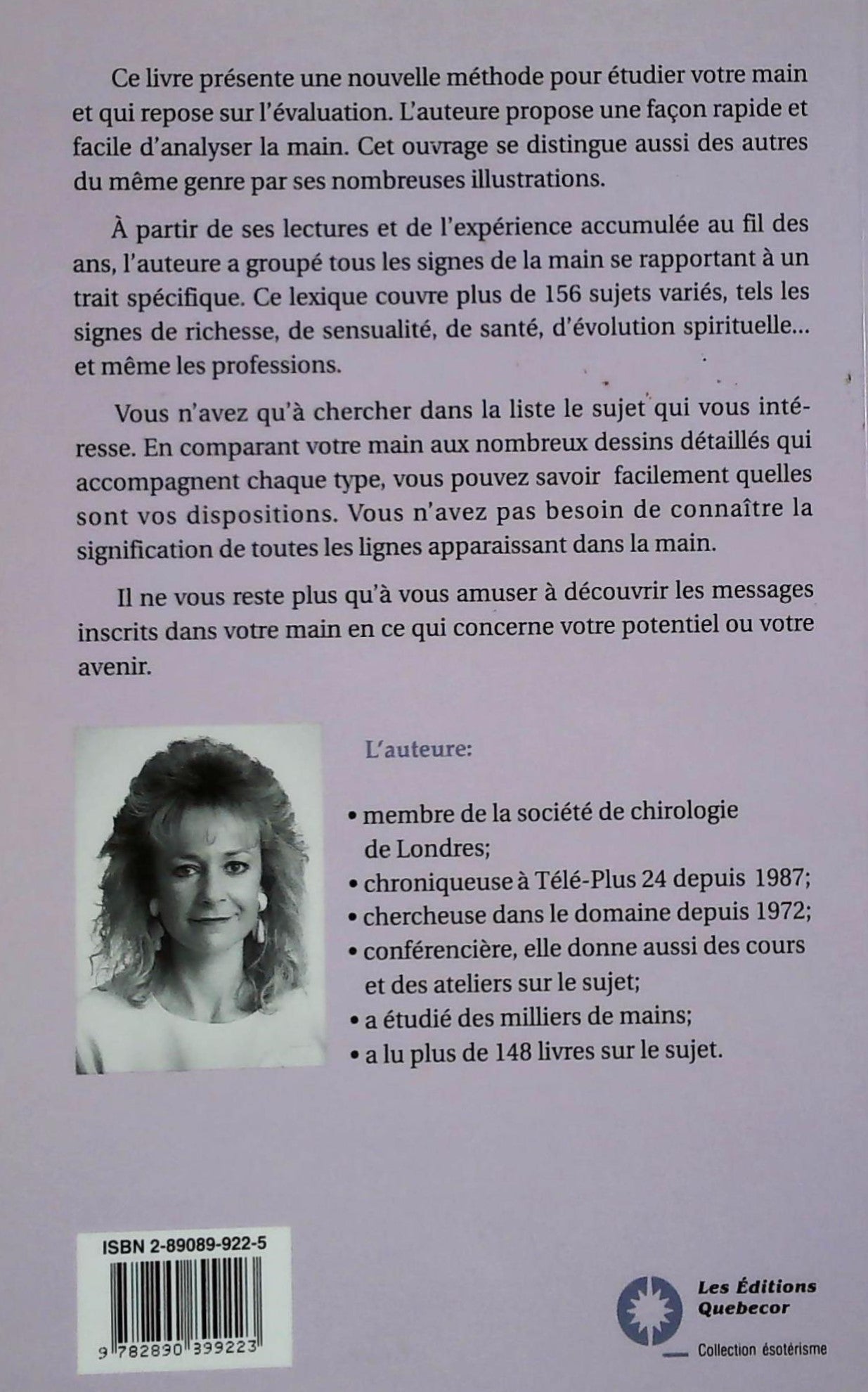 Livre Les mains simplifiées - Claire Savard (Livre d'occasion) - ISBN 2890899225
