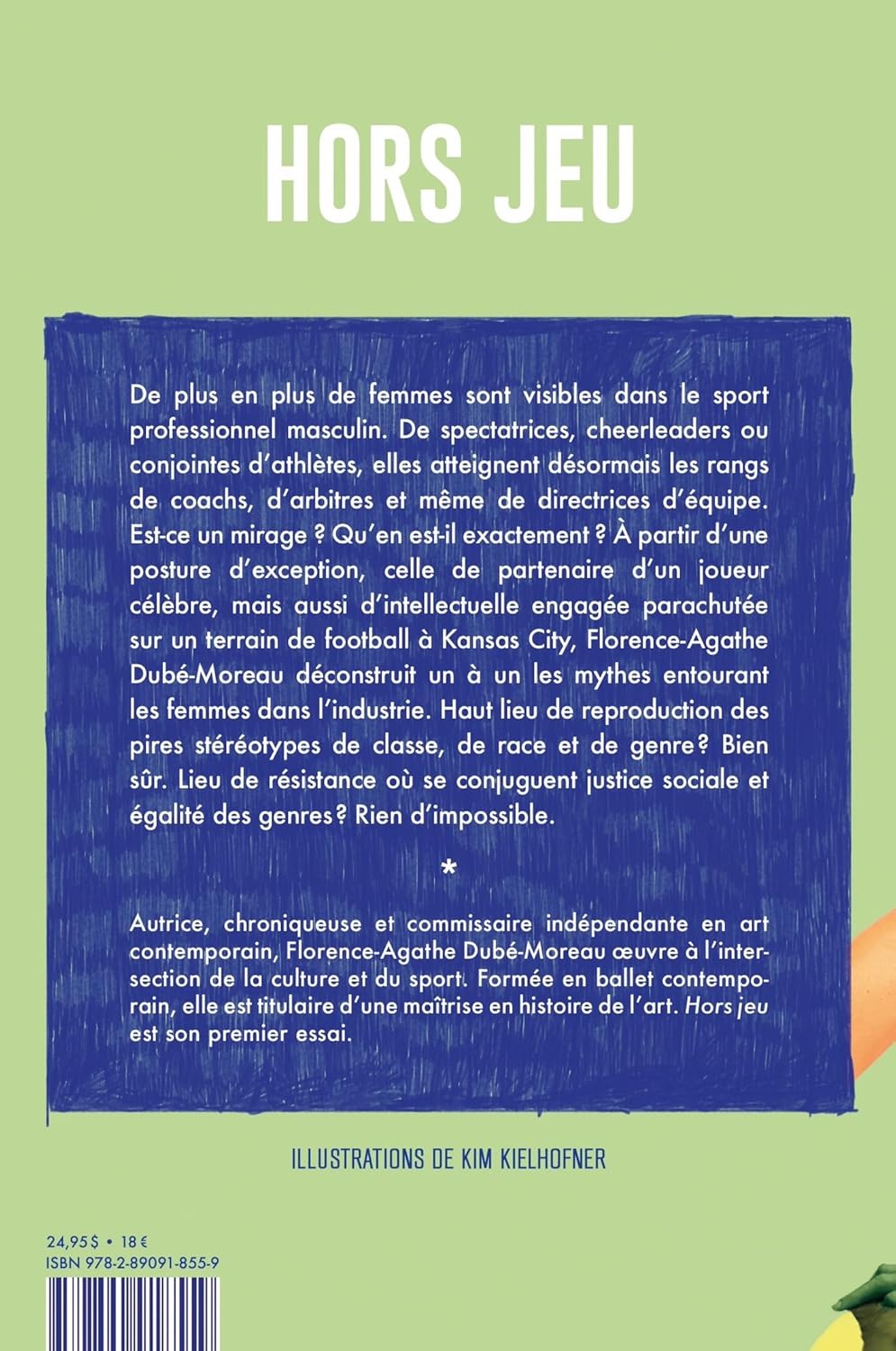 Livre Hors jeu : Chronique culturelle et féministe sur l'industrie du sport professionnel - Flore...