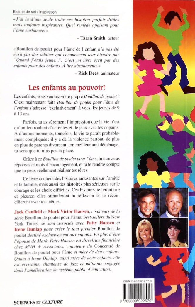 Livre B.D.P. : Bouillon de poulet pour l'âme de l'enfant (Collectif) (Livre d'occasion) - ISBN...