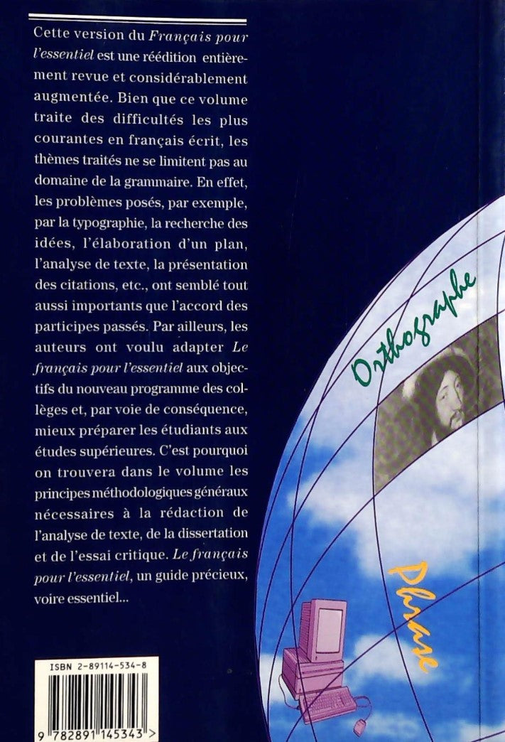Livre Le français pour l'essentiel (2e édition) - Collectif (Livre d'occasion) - ISBN 2891145348