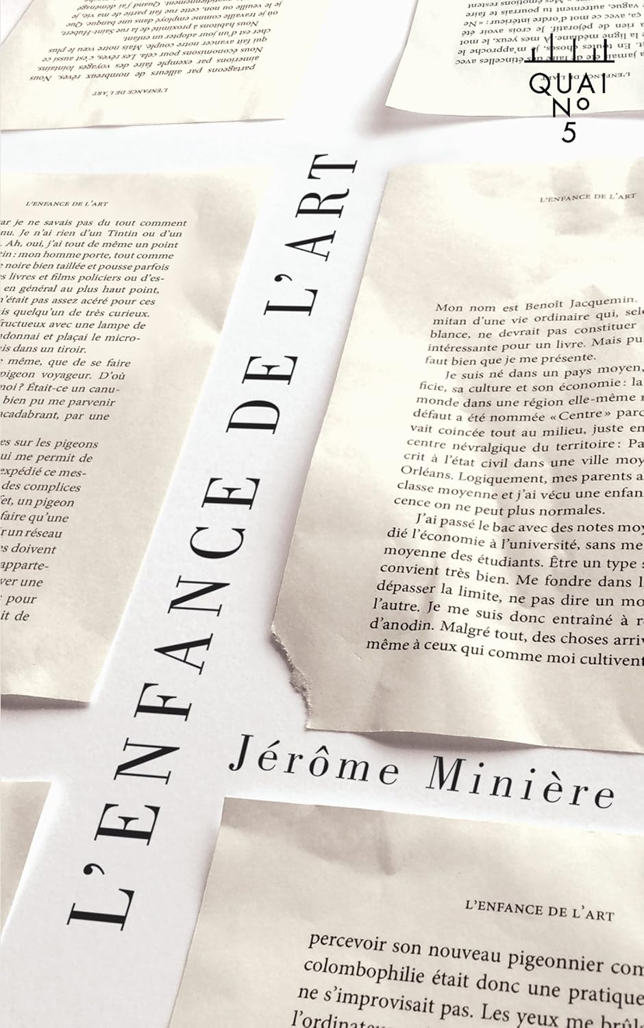 Livre L'enfance de l'art - Jérôme Minière (Livre neuf)