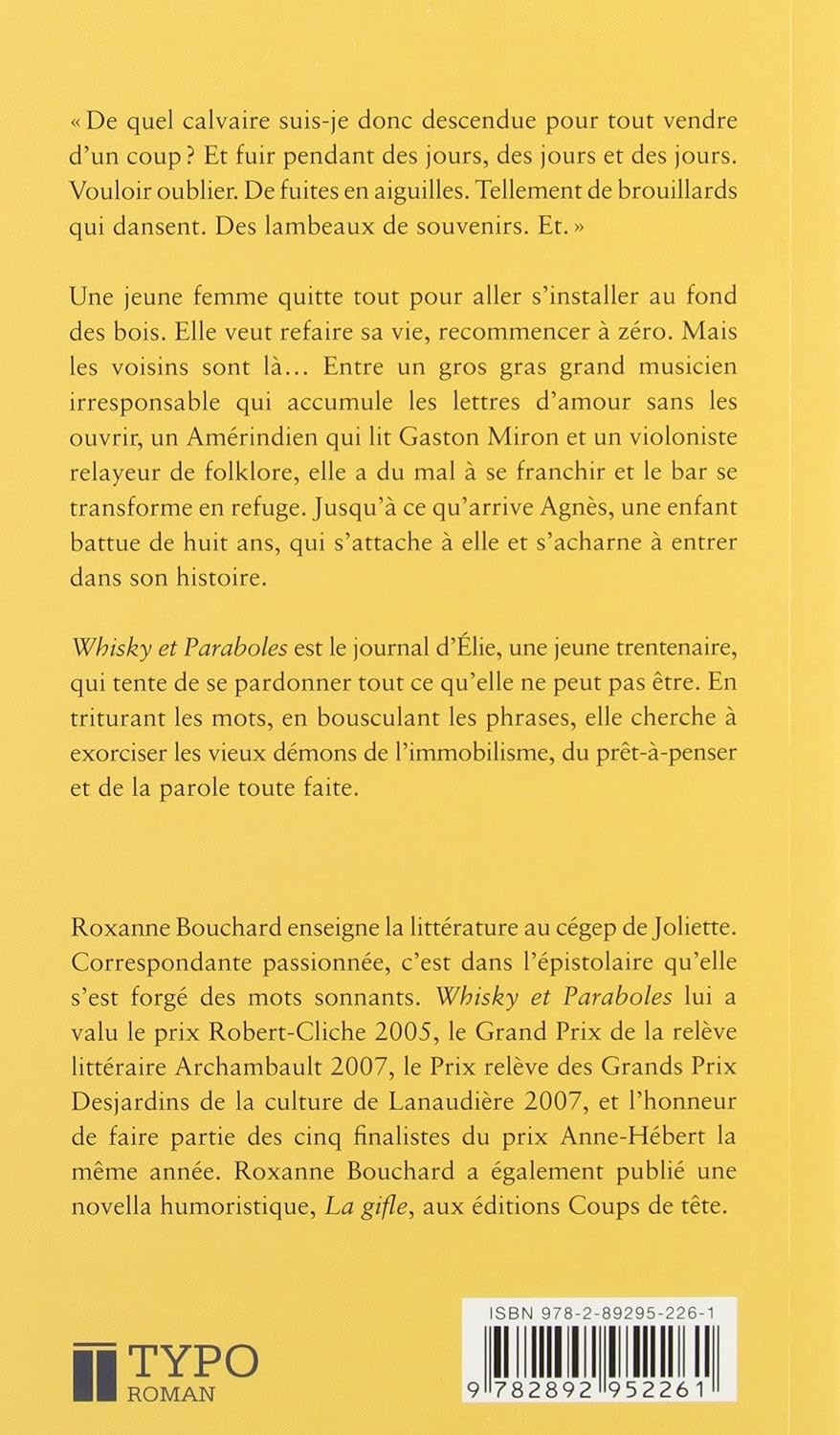 Whisky et Paraboles (Roxanne Bouchard)