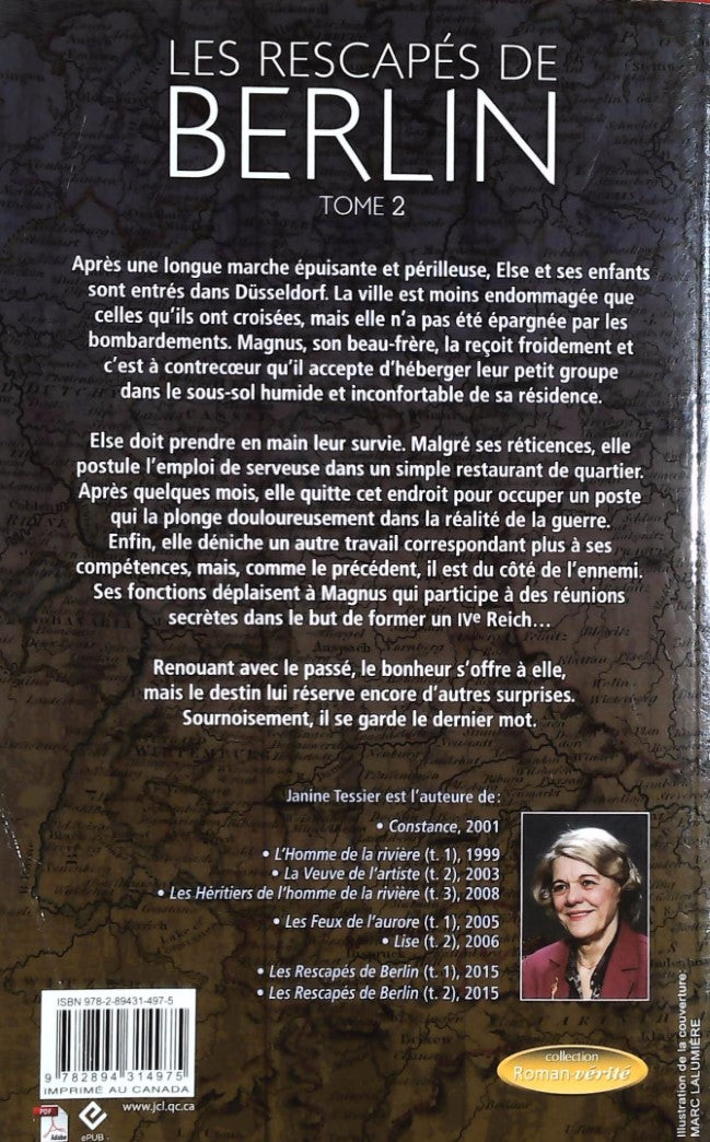 Livre Les rescapés de Berlin - Janine Tessier (Livre d'occasion)