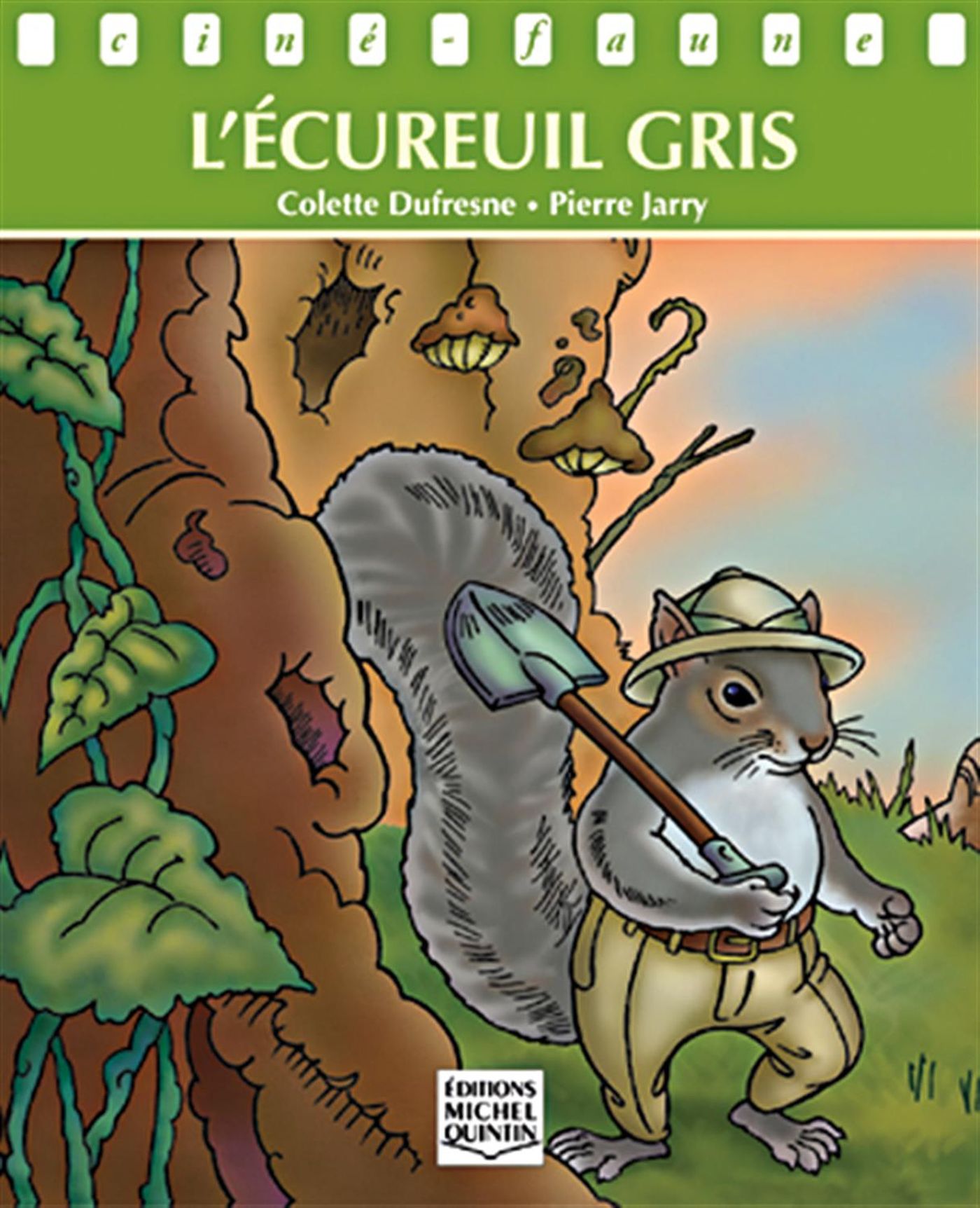 Livre L'écureuil gris - Colette Dufresne (Livre d'occasion)