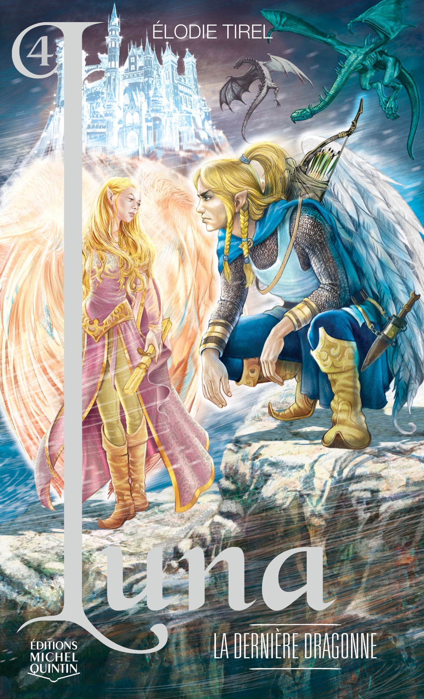 Livre La dernière dragonne - Élodie Tirel (Livre d'occasion) - ISBN 2894354371