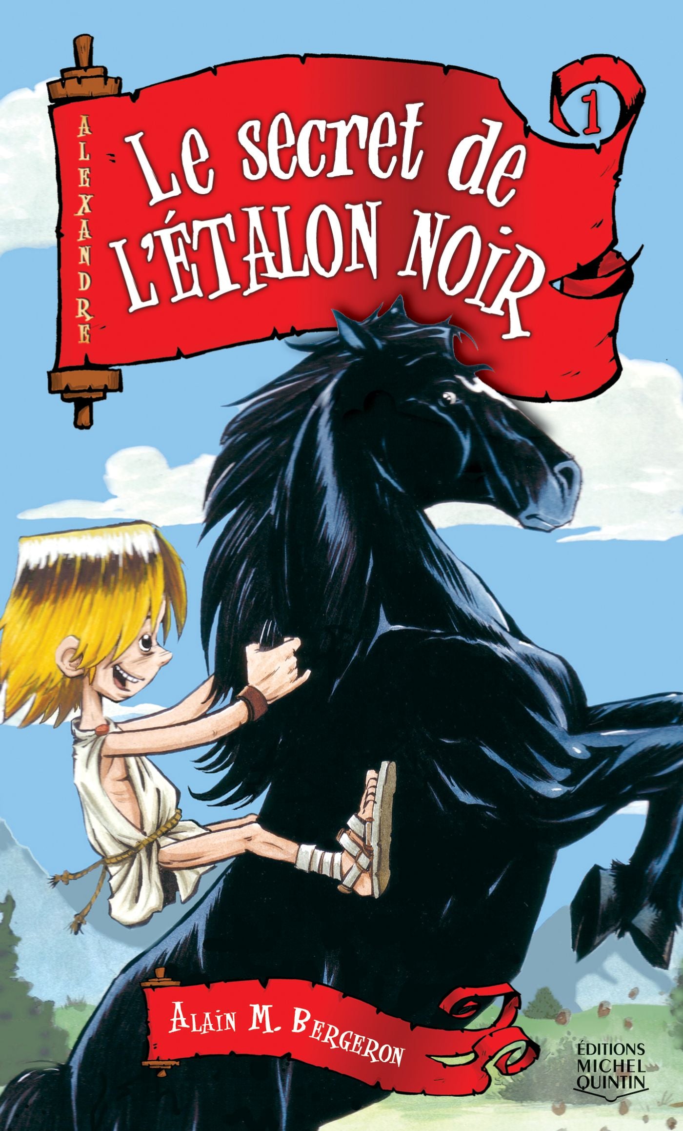 Livre Le secret de l'étalon noir - Alain M. Bergeron (Livre neuf)