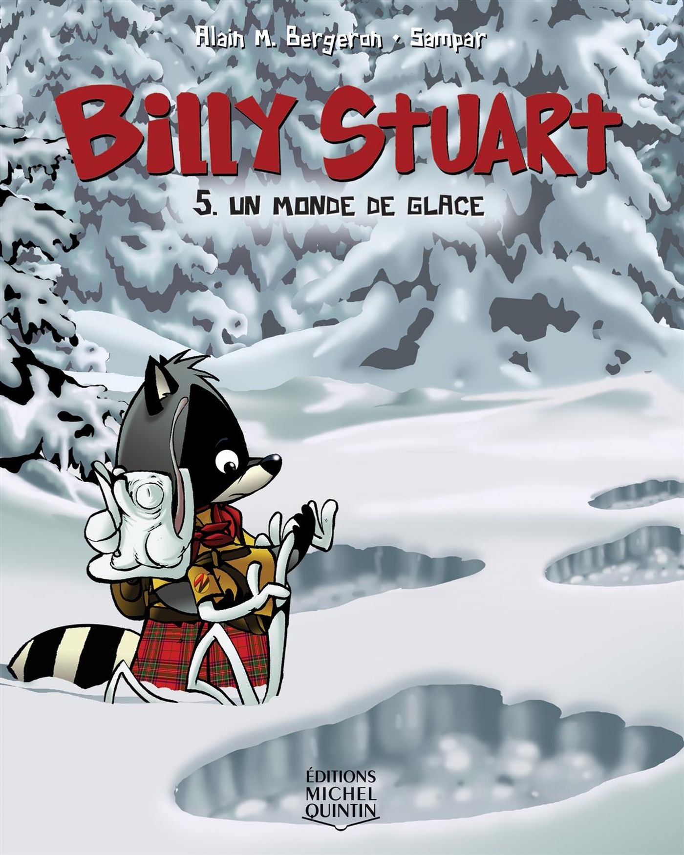 Livre Un monde de glace - Alain M. Bergeron (Livre d'occasion) - ISBN 2894356048
