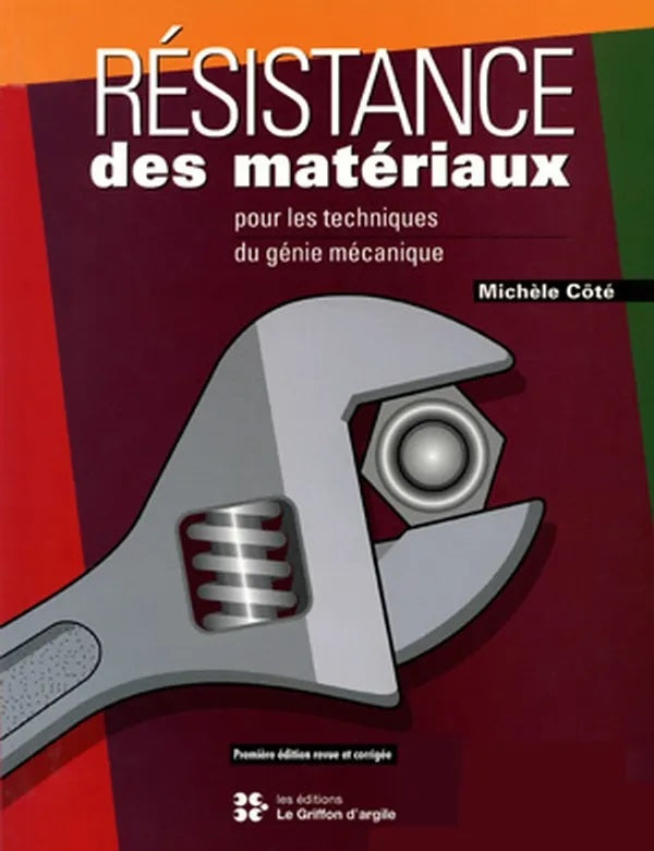 Livre Résistance des matériaux - Michèle Côté (Livre d'occasion) - ISBN 2894430507