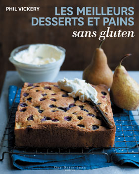 Livre Les meilleurs desserts et pains sans gluten - Phil Vickery (Livre d'occasion)