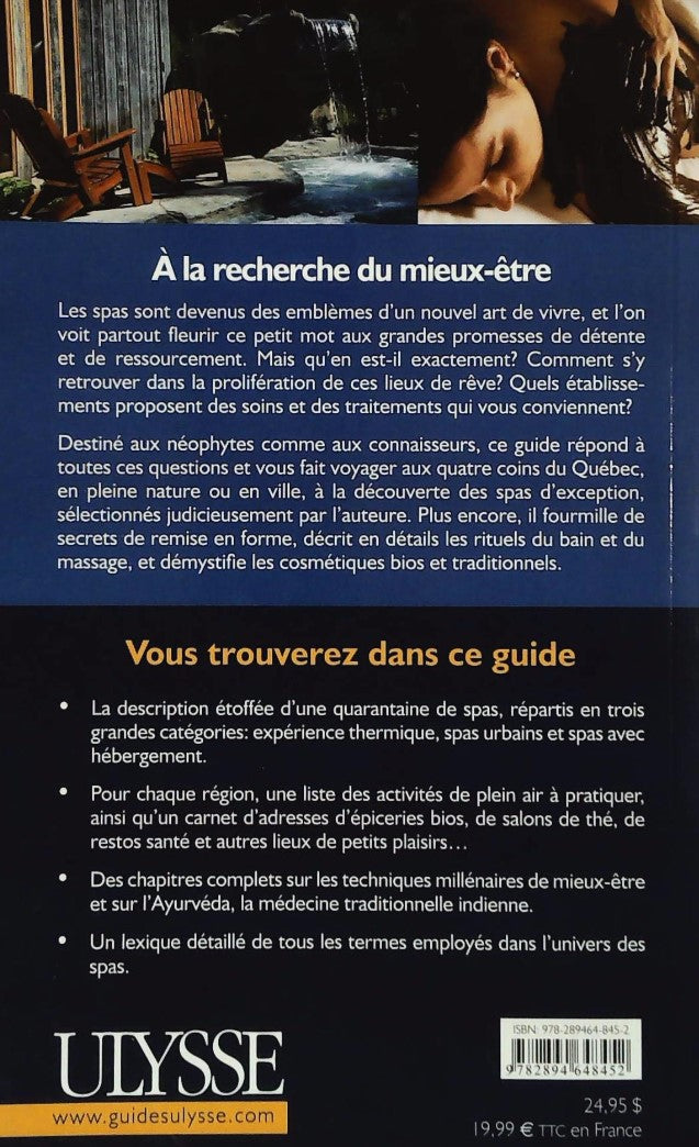 Livre Les meilleurs spas au Québec (Livre neuf) - ISBN 2894648456