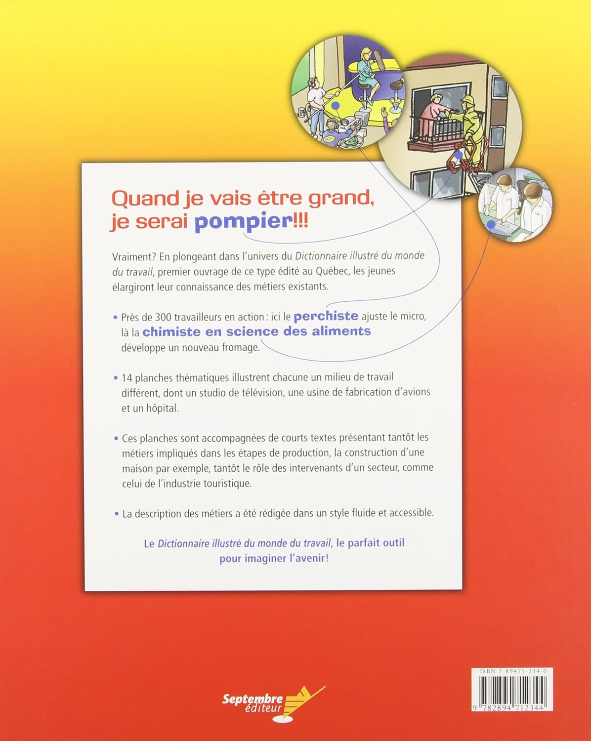 Livre Dictionnaire illustré du travail (Livre d'occasion)