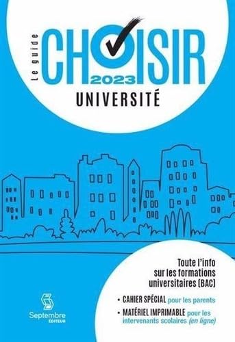 Le guide choisir 2023 : Université