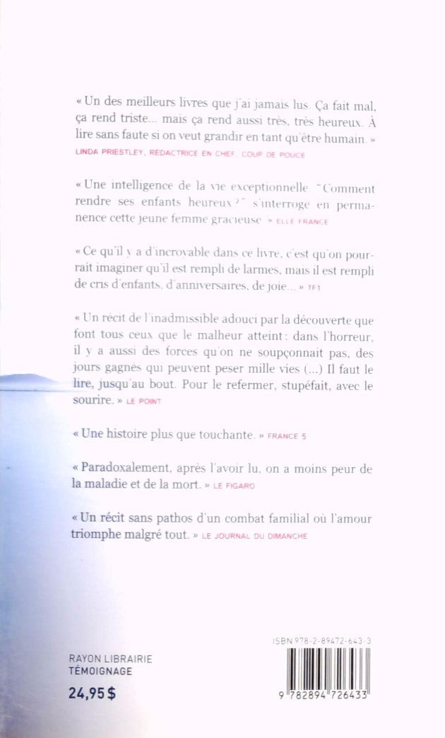 Livre Deux petits pas sur le sable mouillé (Anne-Dauphine Julliand) (Livre neuf) - ISBN 2894726430