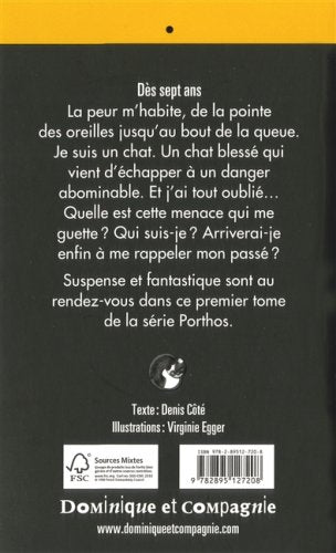 Roman noir : Porthos et la menace: aux yeux rouges (Denis Côté)