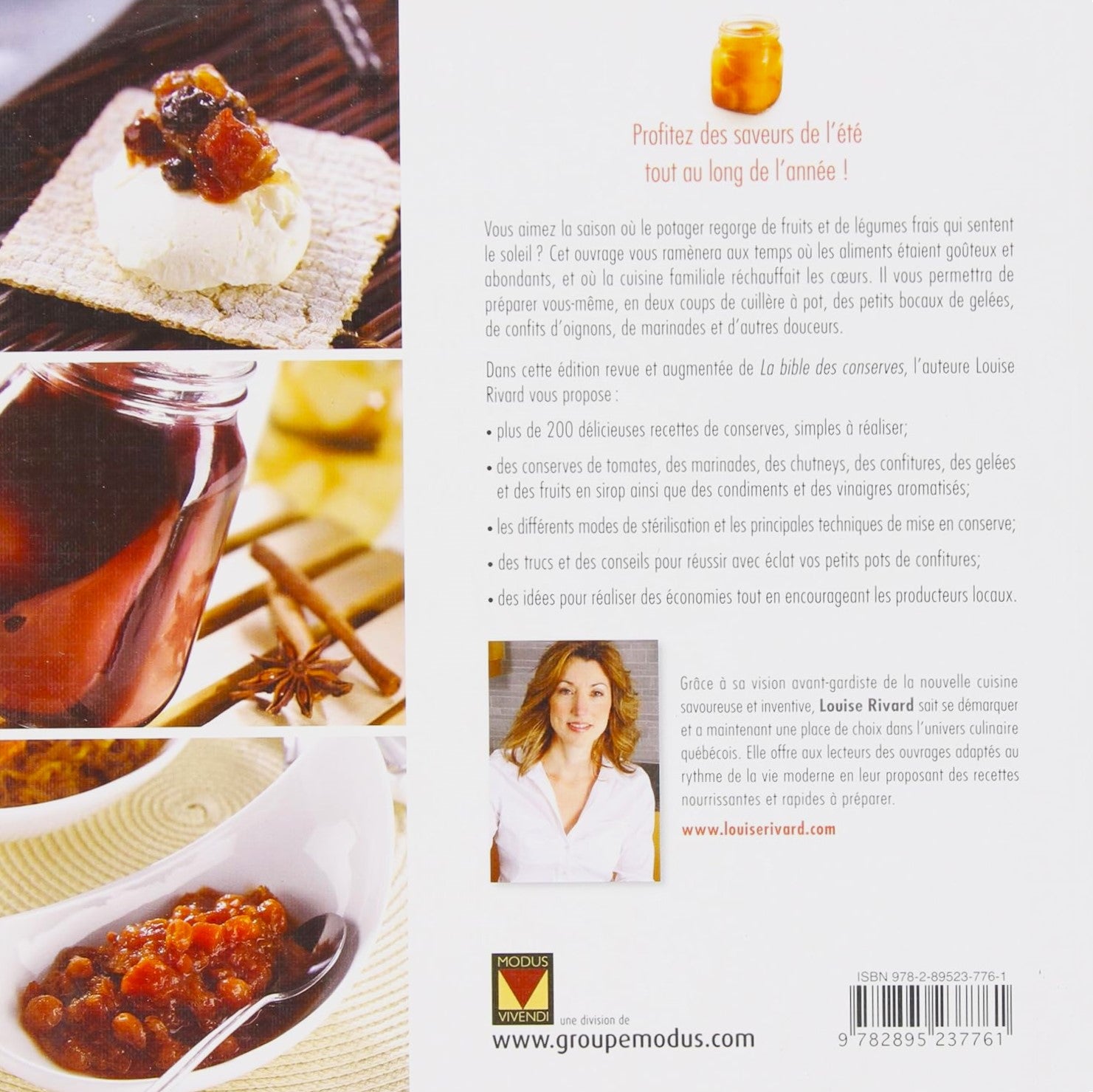 Livre Conserve - Louise Rivard (Livre d'occasion) - ISBN 289523776X